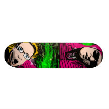 Ausdruck-Brett Bedrucktes Skateboard