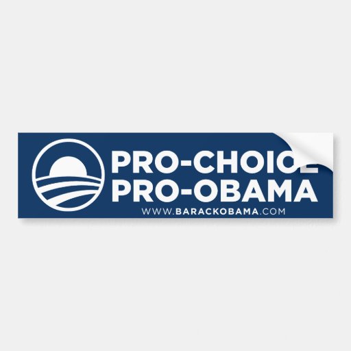 Auserlesener Obama-ProAutoaufkleber