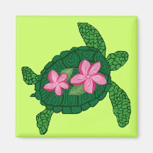 Ausführlicher Honu w Plumaria Magnet