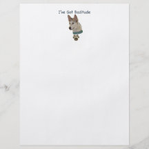 Ausky Hund mit Baditude Flyerbedruckung