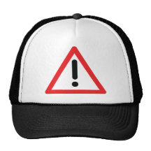 Ausrufezeichenverkehrsikone Kultcaps