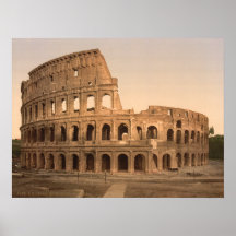 AußenColosseum, Rom, Italien archivalischer Druck Posterdrucke