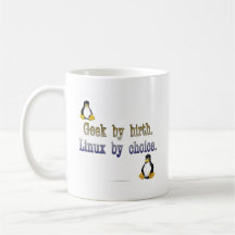 Aussenseiter durch Geburt. Linux durch Wahl Kaffee Tasse