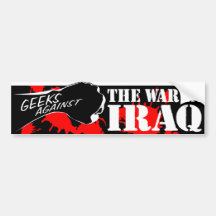 Aussenseiter gegen den Krieg im Irak Autoaufkleber