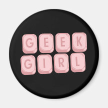 Aussenseiter-Mädchen-Rosa-Tastatur Magnete