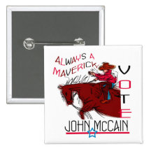AUSSENSEITER MCCAIN ANSTECKNADELBUTTON