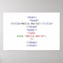 Aussenseiter-PHP-Gruß Plakatdruck