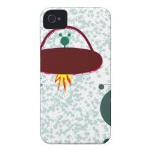 Außerirdische im Raum iPhone 4 Case-Mate Hülle