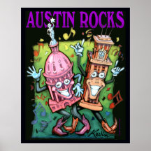 Austin-Felsen-Plakat