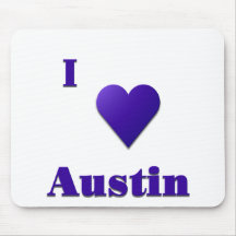 Austin -- Mitternachtsblau Mauspad