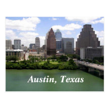 Austin, Texas-Postkarte