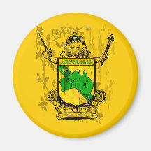 Australien-Australier Oi Emblem Australiergeschenk Magnets