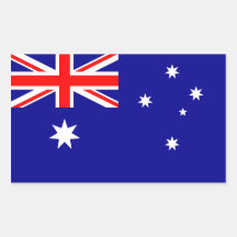 Australien/australische Flagge Aufkleber