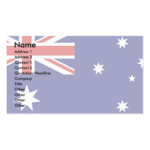 Australien-Flagge Visitenkarten