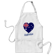 Australien-Flaggen-Herz Schürze