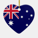 Australien-Flaggen-Herz Weihnachtsornament