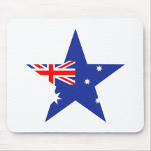 Australien-Flaggenstern Mauspad