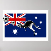 Australien-Fußball Plakatdrucke