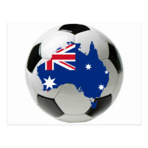 Australien-Fußballfußball Postkarte