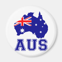 Australien-Kontinent Kühlschrankmagnete