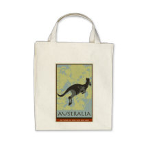 Australien Leinentasche