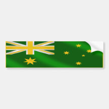 Australien trägt Flagge neuen Autoaufkleber zur Sc