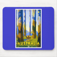 Australien - Vintage Reise Mousepads