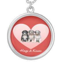 Australische Schäfer-Herz-Halskette