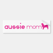 Australische Schäfer-Mamma Autoaufkleber