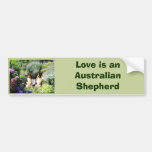 Australischer Schäfer-Garten-Autoaufkleber