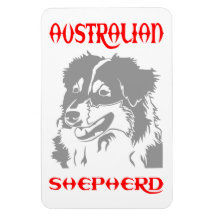 AUSTRALISCHER SCHÄFER VINYL MAGNETE