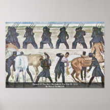 Auszug der Jena-Studenten im Krieg von 1813 Posterdruck