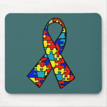 Autismus-Bewusstseins-Puzzle-Band-Produkte Mauspads