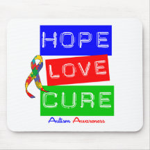 Autismus-Hoffnungs-Liebe-Heilung Mousepad