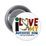 AUTISMUS I Liebe mein autistischer Sohn 2 Anstecknadel