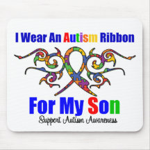 Autismus-Stammes- Band-Sohn Mousepad