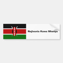 Auto-Autoaufkleber: stolz, Kenyan zu sein