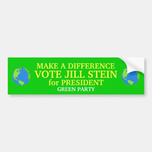 Autoaufkleber 2012 Jill Stein