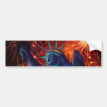 Autoaufkleber Amerika-Damen-Liberty