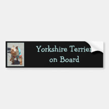 Autoaufkleber Yorkshires Terrier