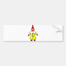 Automatischer Clown-Cartoon Johnny Auto Aufkleber