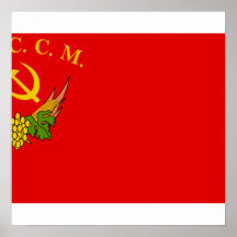 Autonome sowjetische sozialistische moldauischrepu plakat