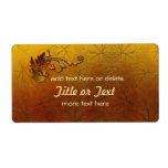 Autumn Leaves Fall Wedding Label 2
