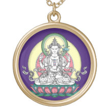 Avalokiteshvara (tib. Chenrezig) - Mitleid Buddha Personalisierter Schmuck