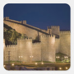 Avila, Olivenölseife und Leon, Spanien Quadratsticker