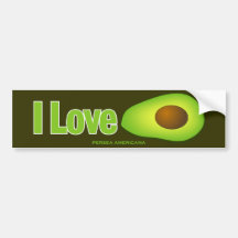 Avocado Auto Sticker