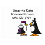 AW, Save the Date Penguin Postkarten