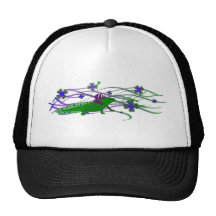 Axolotl Grün im Glück Retro Cap