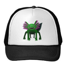 Axolotl Monster Green Truckerkappen