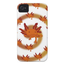 Axolotl Strudel Orange iPhone 4 Case-Mate Hüllen